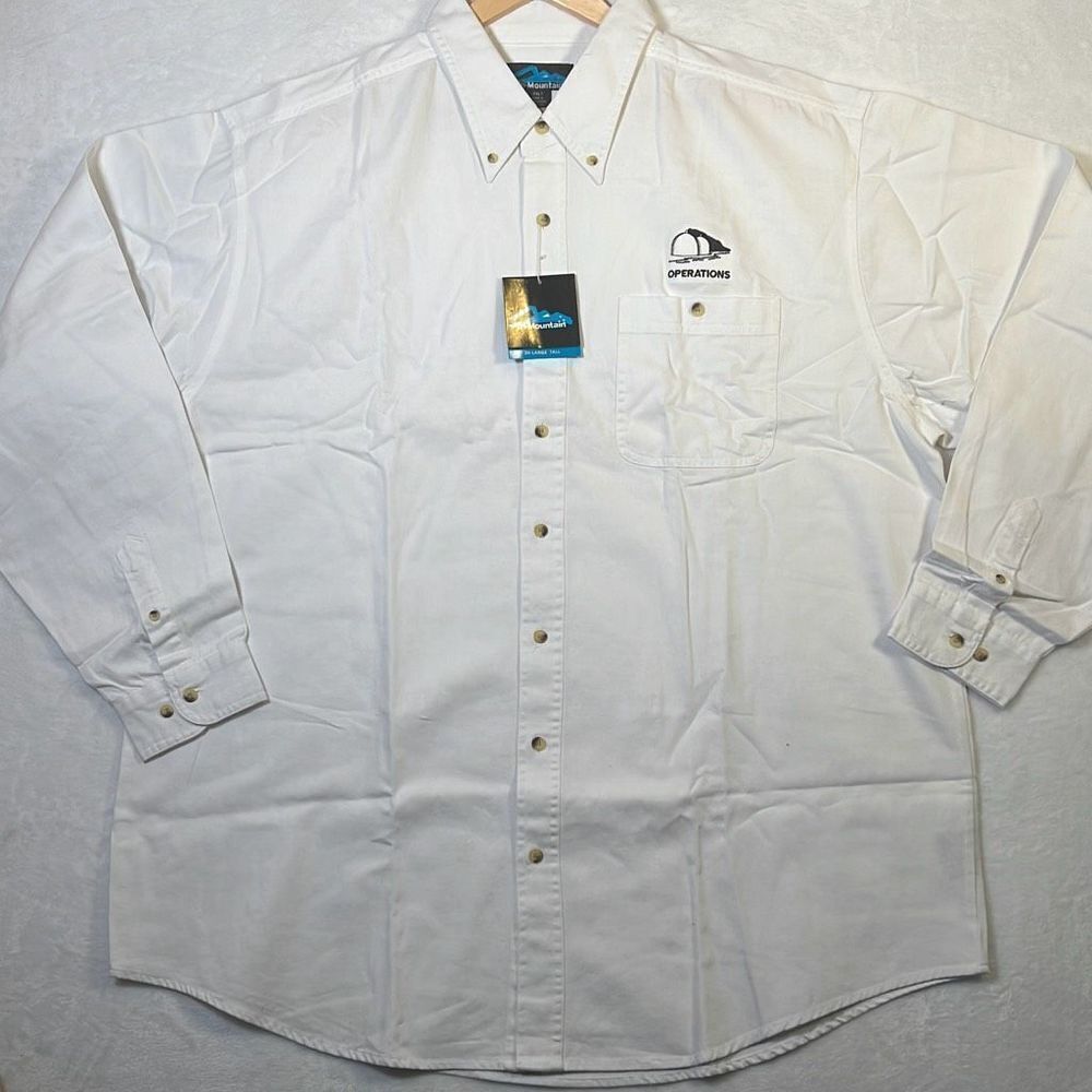 Tri-Mountain “Operations”‎ workwear button up-NWT-Men 2XLT